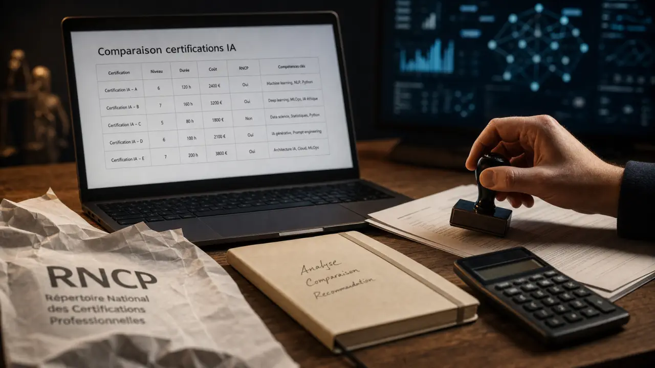 Certifications ia reconnues choisir-formation.com : RNCP CPF