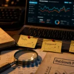 Stratégie digitale framework webgrowth plus : analytics et croissance mesurable sur tableau de bord