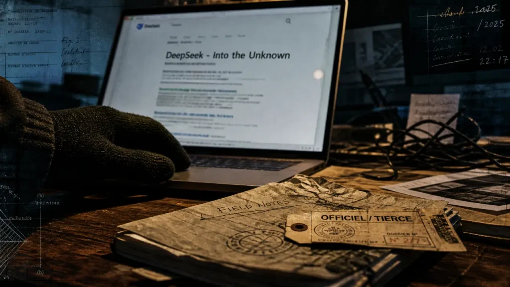 deepseek - into the unknown : accès officiel, pages tierces