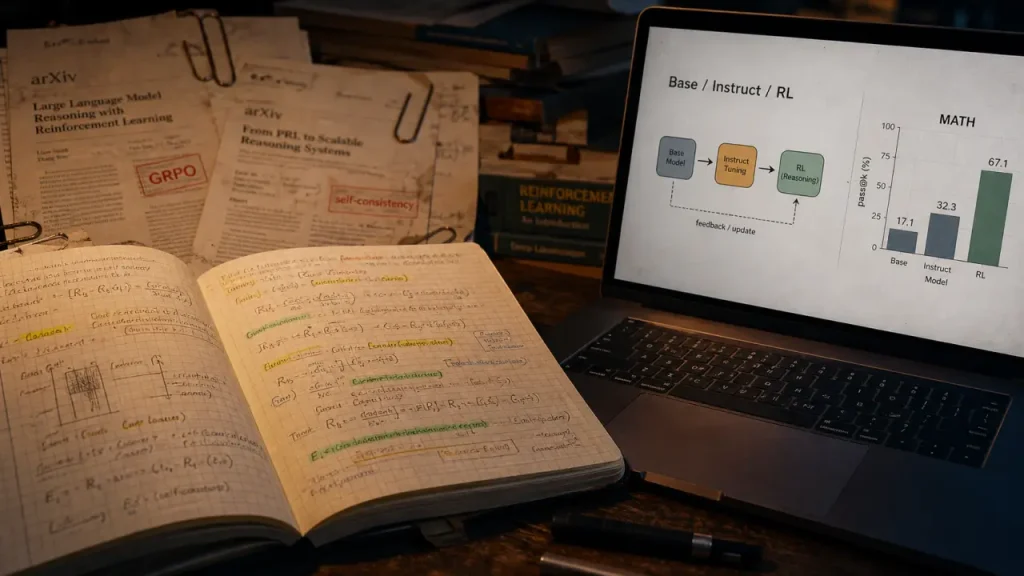 deepseek math : GRPO et modèles 7B pour raisonner en maths