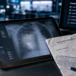 Intelligence artificielle santé à l’hôpital : contrôle humain sur tablette médicale