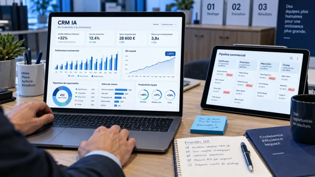 Avantages crm avec intelligence artificielle : vendre au bon moment