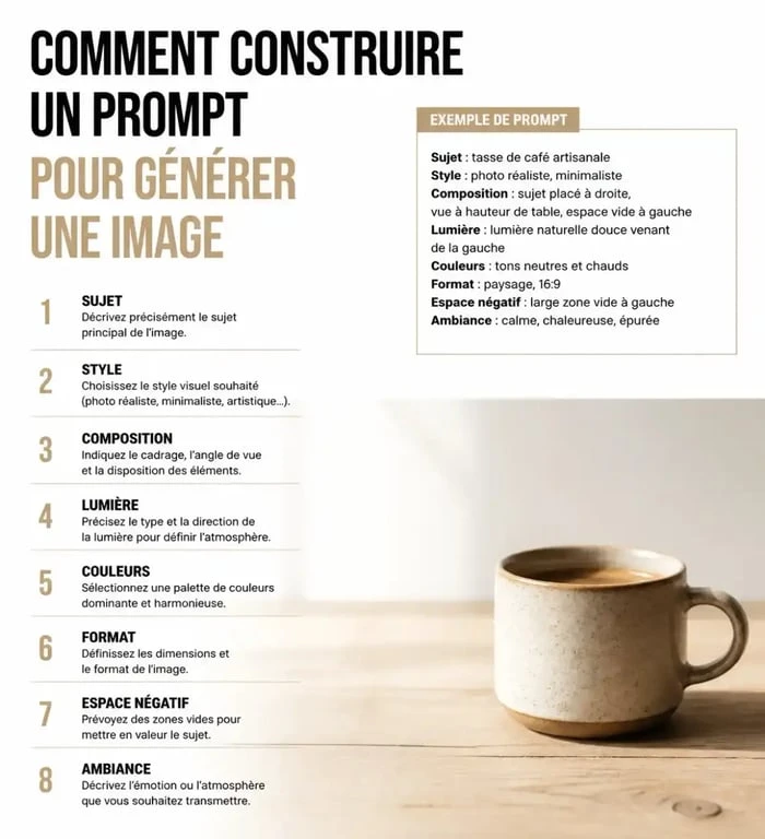 Générateur image intelligence artificielle en ligne : éléments d’un prompt efficace
