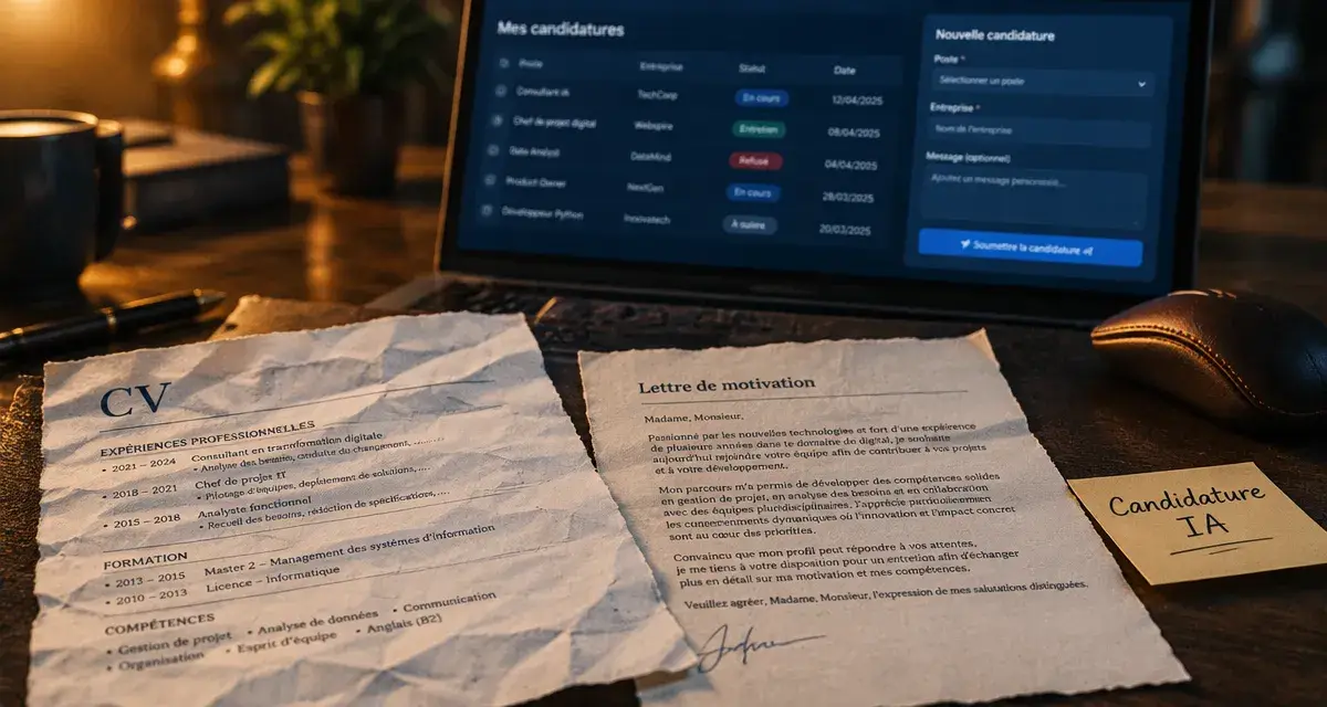 Automatisation intelligente de candidatures : contrôle CV avant envoi
